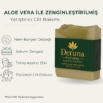 Aloe Vera Sabunu | Yoğun Nemlendirici & Ferahlatıcı | Hint Yağı Katkılı | 105g. - Görsel 2
