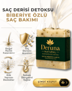 Biberiye Sabunu | Dökülme Karşıtı & Canlandırıcı Bakım | Hint Yağı Destekli Özel Formül | 105g. - Görsel 2