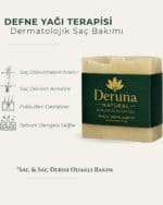 Defne Sabunu | Dökülme Karşıtı & Saç Derisi Arındırıcı Bakım | Hint Yağı Destekli | 105g. - Görsel 2