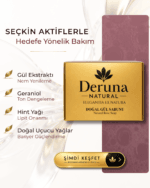 Gül Sabunu | Gözenek Sıkılaştırıcı ve Aydınlatıcı Bakım | Hint Yağı & Hindistan Cevizi Yağı Katkılı | 105g. - Görsel 3