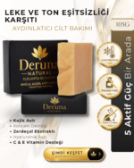 Kojik Asit Sabunu | Kolajen & Vitamin C ve E Destekli | Aydınlatıcı & Leke Karşıtı