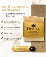 Zerdeçal Sabunu | + 4 Doğal Yağ Destekli Aydınlatıcı & Leke Karşıtı Bakım | 105g. - Görsel 3